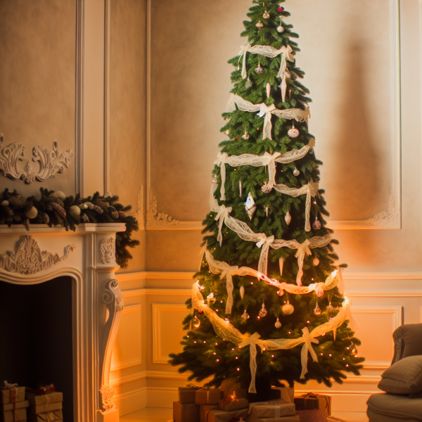 9ft slim christmas tree