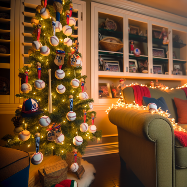 baseball christmas tree
