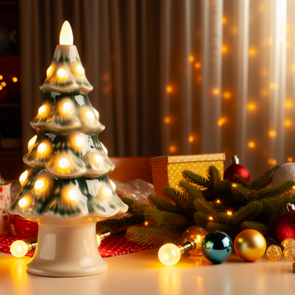 ceramic christmas tree base