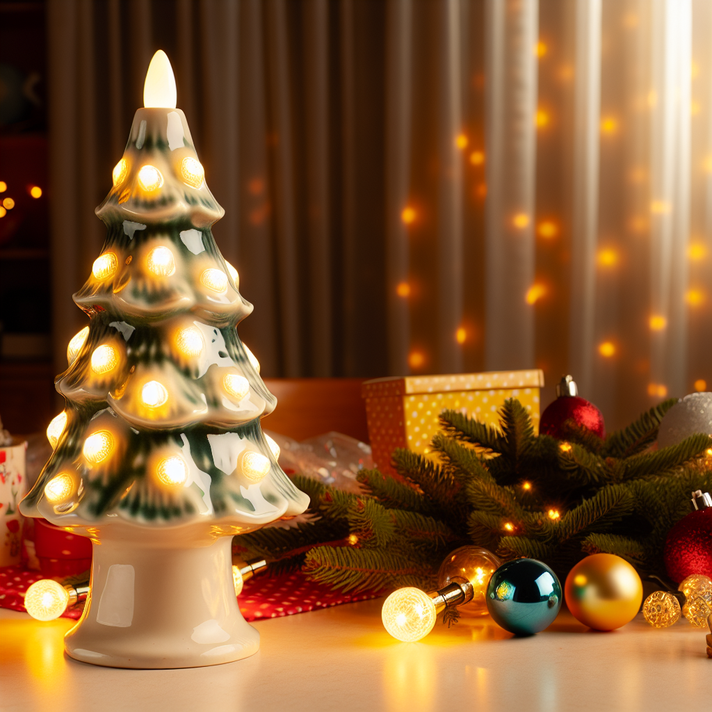 ceramic christmas tree base