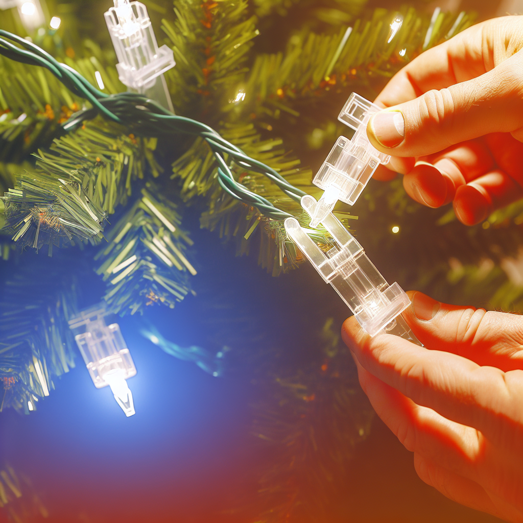 christmas tree clips