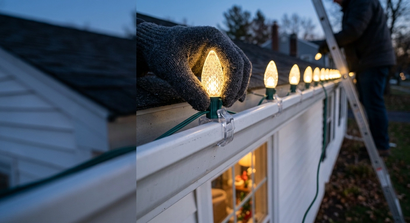 christmas light clips